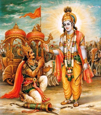 Arjuna and Krishna